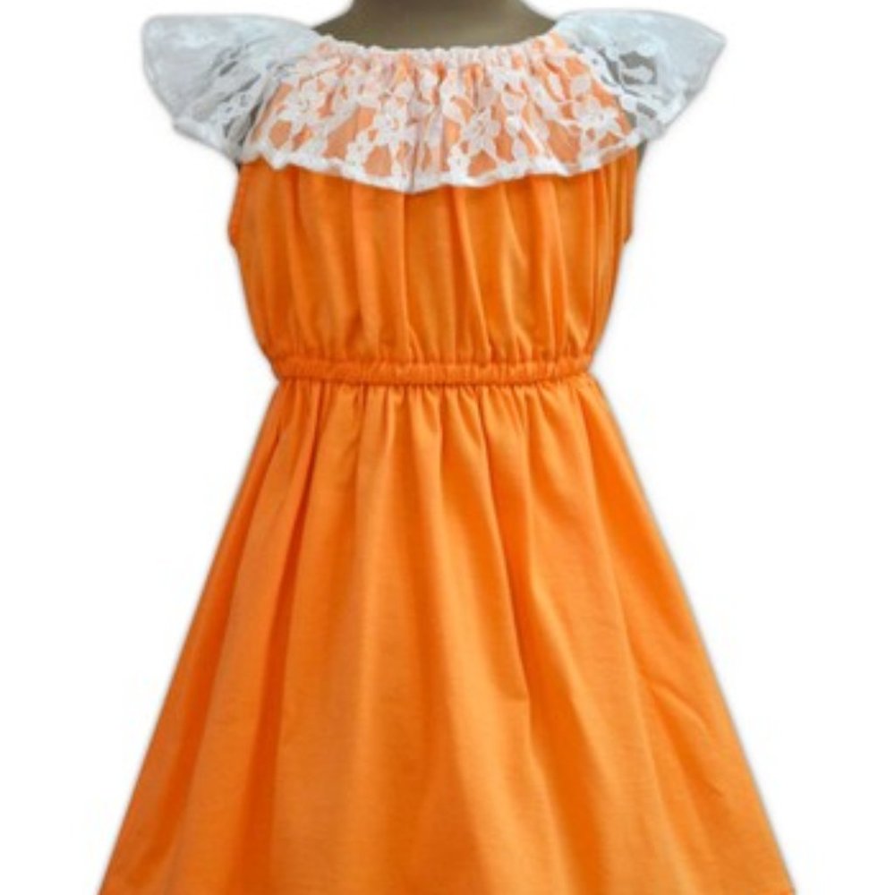 Orange Celia Dress
